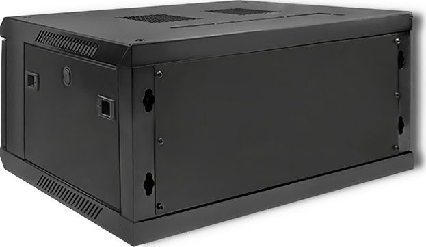 Kabinet muror Qoltec 19" 4U 54461, për server dhe rrjet, gri