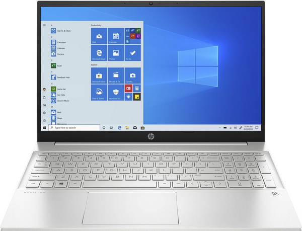 Laptop HP Pavilion Laptop 15-eh1000nw, 10.6'', AMD Ryzen 5 5500U, 8GB RAM, 256GB SSD, Windows 10, i bardhë
