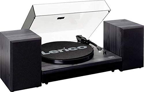 Gramafon Lenco LS-300BK, Bluetooth, me altoparlantë, i zi