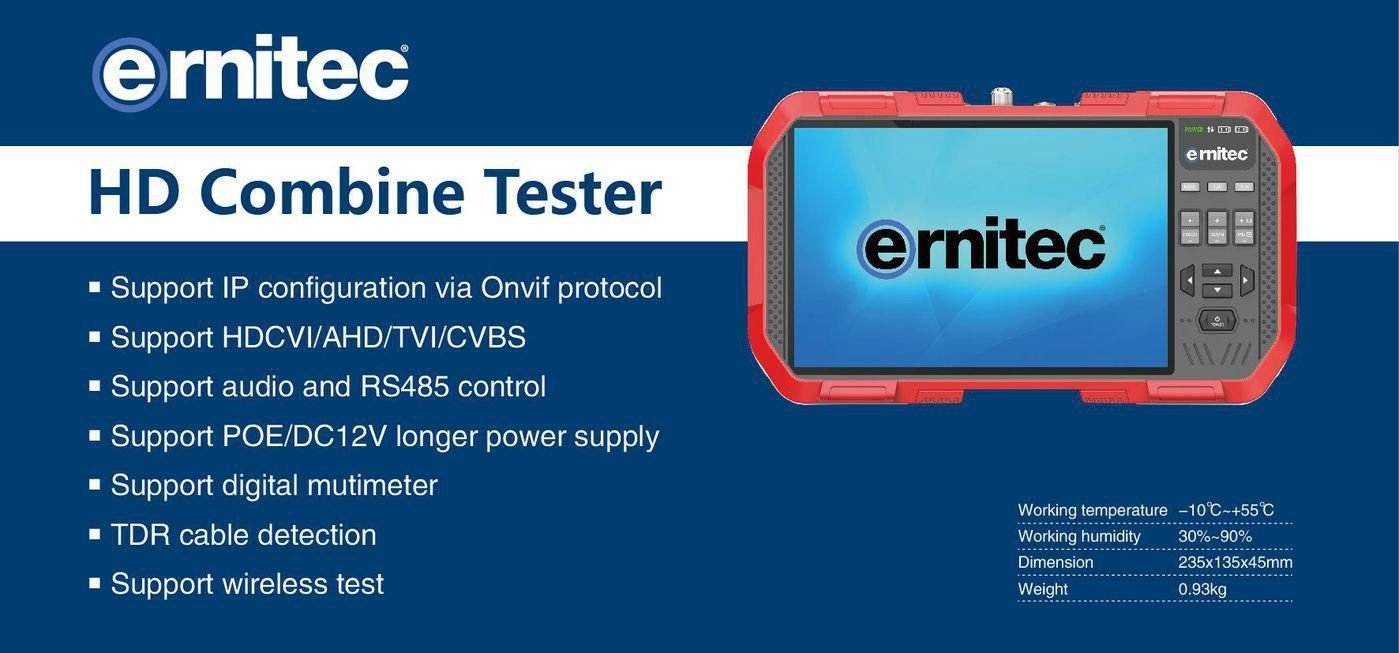 Monitor testimi me prekje 7", LCD, portativ, i zi