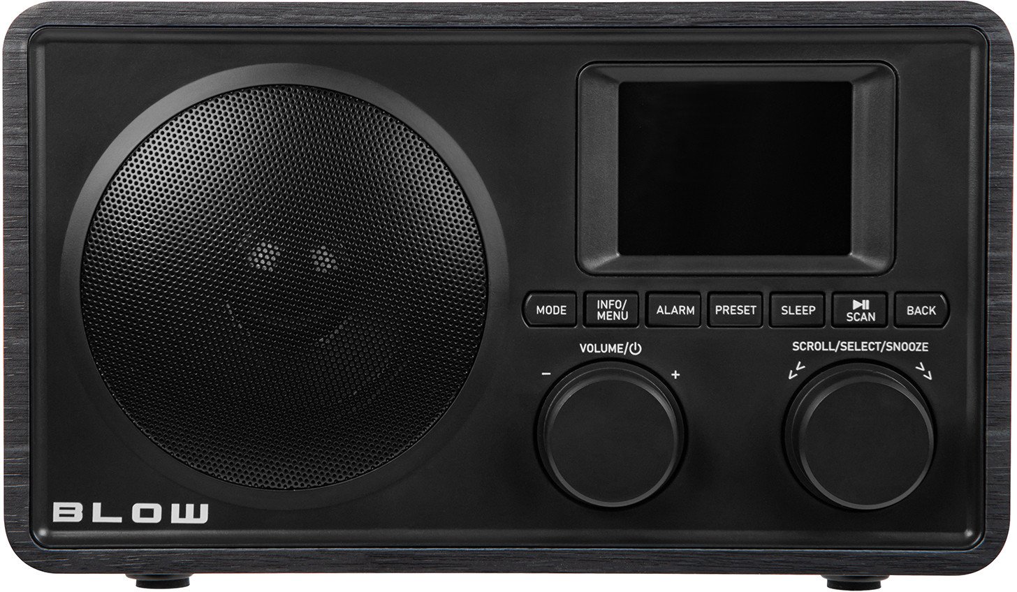Radio digjitale Denver RK5, FM DAB+, Bluetooth, ekran 2.4", e zezë