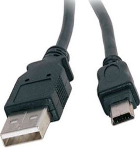 Kabllo USB A në Mini USB për Canon, 1.5m, me filter, e zezë