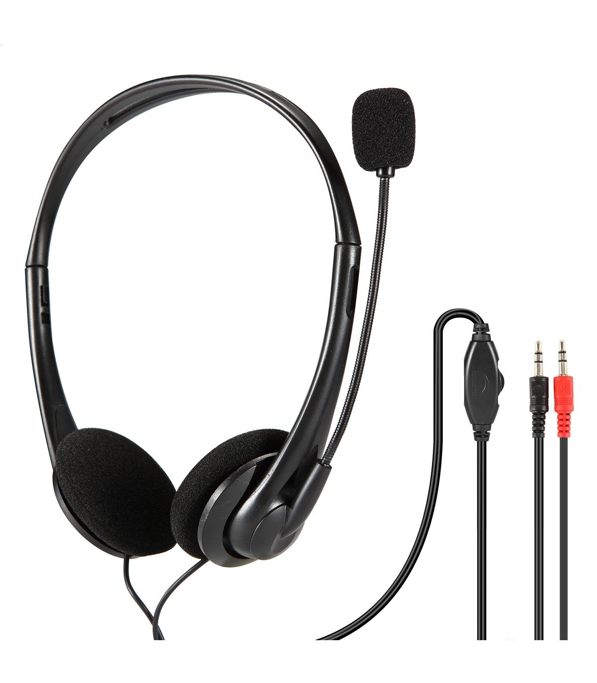 Kufje Freestyle FH2020, me mikrofon, 3.5mm, të zeza