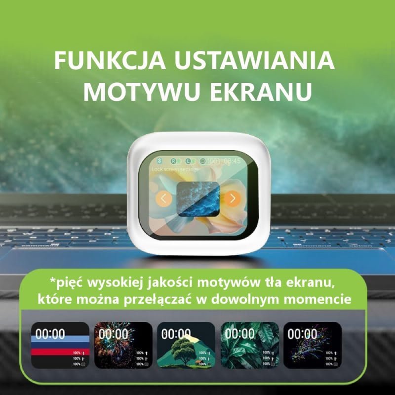 Безжични слушалки Techly ICC SB-BLT08W, Bluetooth 5.4, ANC, бели