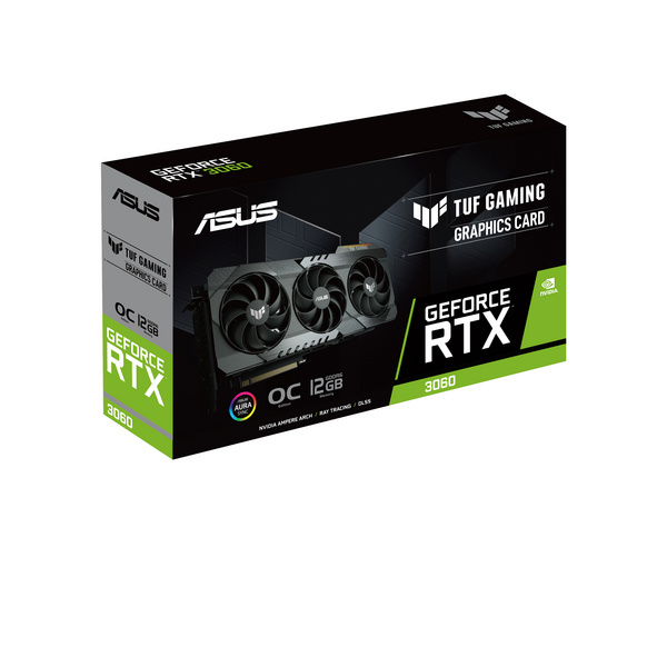 Kartelë grafike ASUS TUF Gaming TUF-RTX3060-O12G-V2-GAMING NVIDIA GeForce RTX 3060 12 GB GDDR6