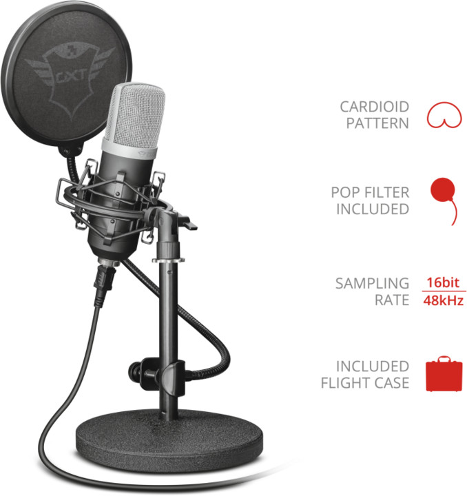 Mikrofon Trust GXT 252 Emita                    