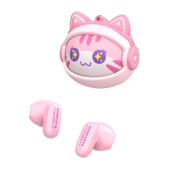 Kufje wireless Onikuma TX603 TWS, Bluetooth 5.4, ENC, rozë