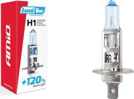 Халогенска сијалица AMiO LumiTec White +120%, H1 12V 55W, бела светлина