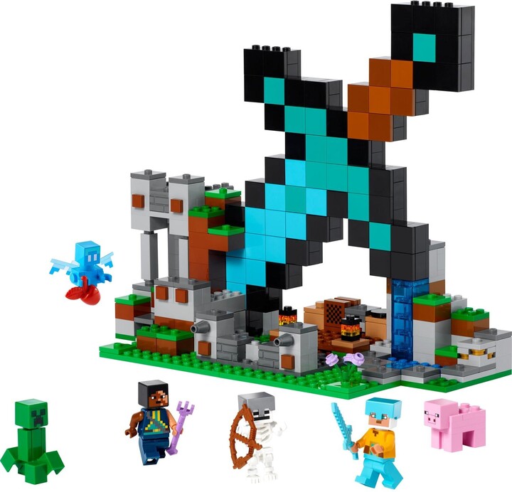 Set LEGO® Minecraft 21244 Knight's Base, 427 pjesë