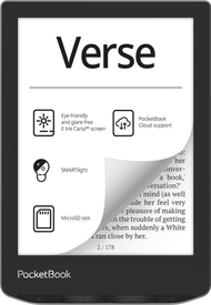 Lexues elektronik PocketBook Verse, ekran 6" E-Ink Carta, SMARTlight, gri