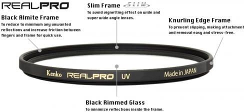 Filtër UV Kenko Real Pro MC, 77mm, shumëfish i veshur, transparent