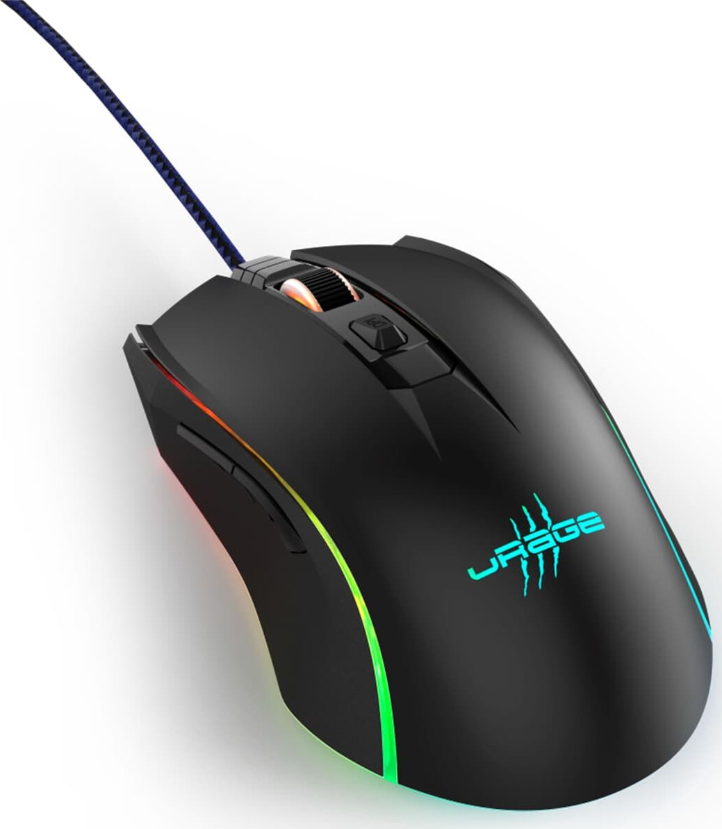 Maus gaming Hama uRage Reaper 210, optik 4800 DPI, me kabllo USB, i zi