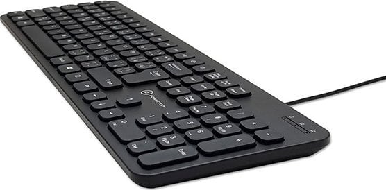 Tastierë Powerton WPK102B, me kabllo, US, e zezë