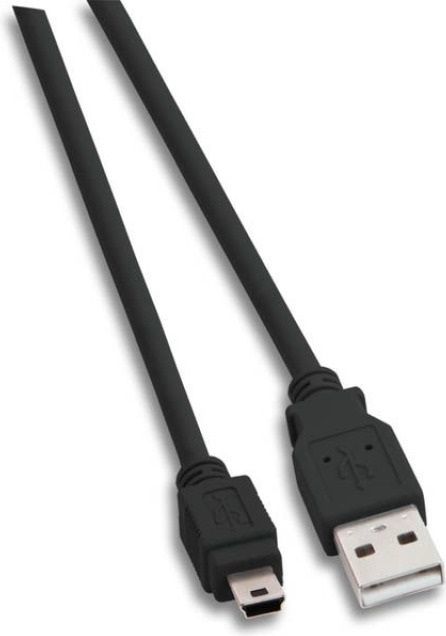 Kabllo USB EFB, USB-A-miniUSB, 1.8 m, e zezë