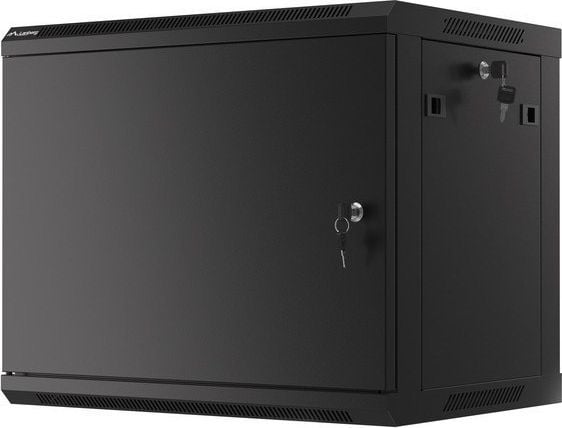 Kabinet rrjeti muror Lanberg WF01-6409-00B, 19", 9U, i zi