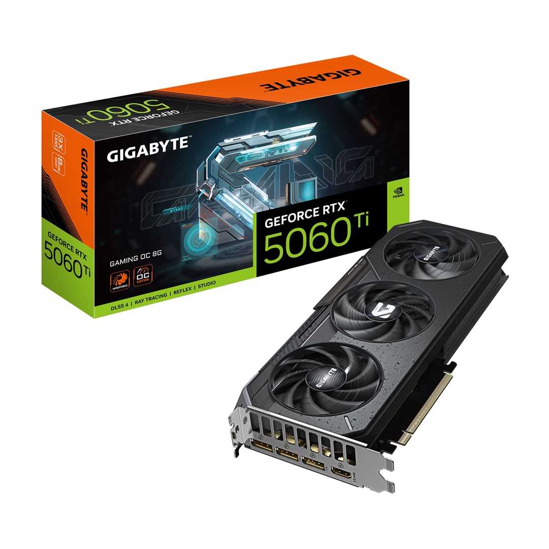 Kartelë grafike GIGABYTE GeForce RTX 5060 Ti GAMING OC 8GB GDDR7
