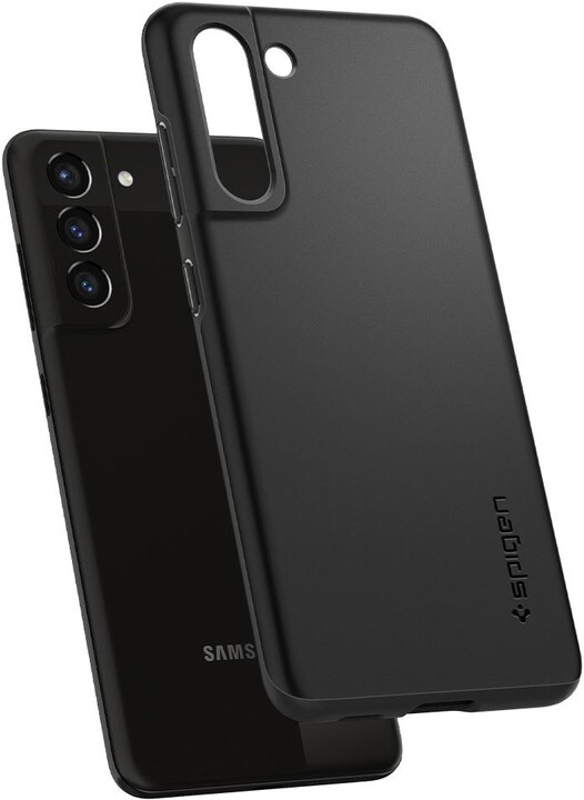 Маска за телефон Spigen Thin Fit за Samsung Galaxy S21 FE 5G, црна