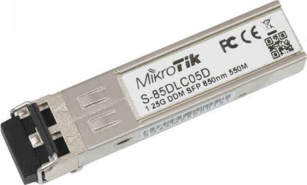 Modul rrjeti SFP Mikrotik S-85DLC05D, 1.25Gbps, fibër optike 850 nm