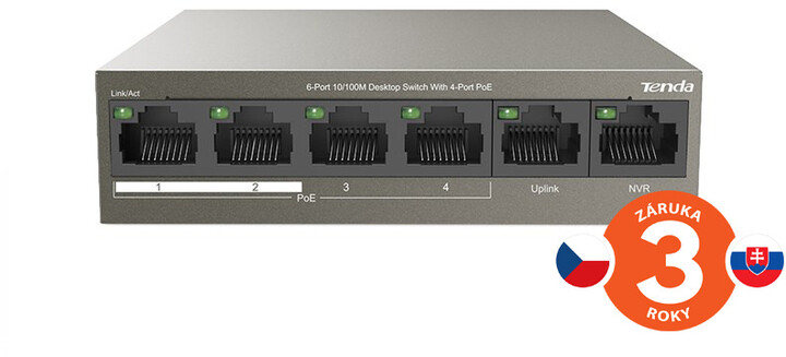 Switch Tenda TEF1106P-4-63W