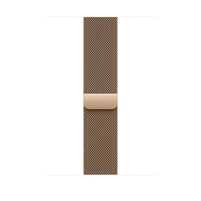 Apple Watch 46mm Loop, Gold Milanese Loop, M/L