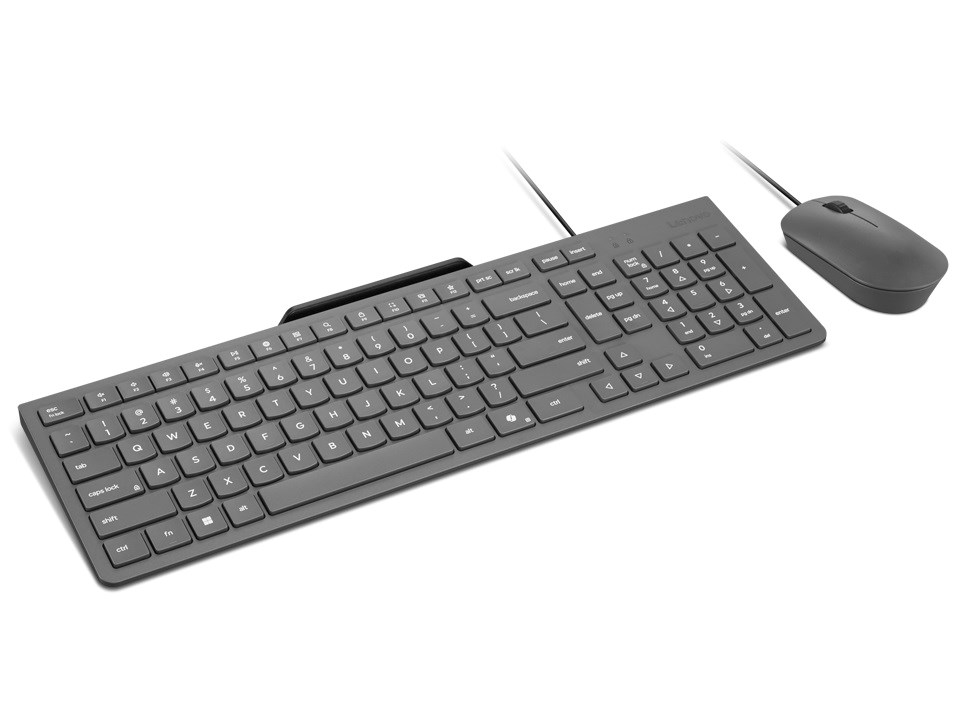 Set tastierë dhe mi Lenovo 310 USB A, me kabllo, rezistent ndaj derdhjeve, i zi