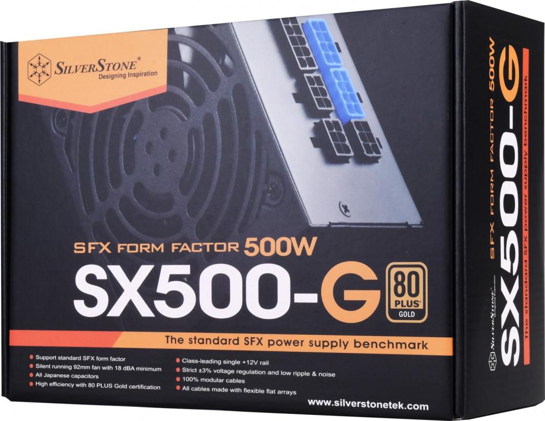 Burim energjie SilverStone SX500-G V1.1 SST-SX500-G v1.1 SFX, 500W