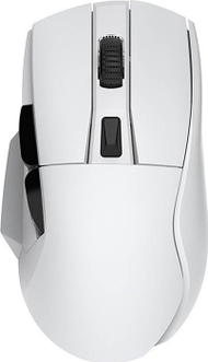 Maus gaming wireless Dareu A955, DPI 12000, stacion karikimi RGB, i bardhë