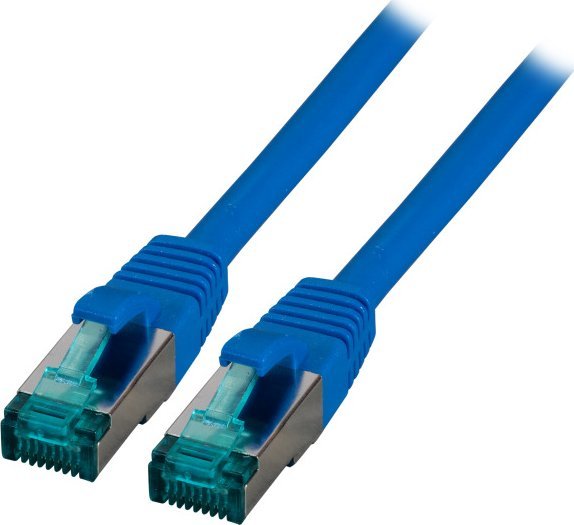 Kabllo rrjeti EFB RJ45, Cat.6A S/FTP, 0.25m, blu