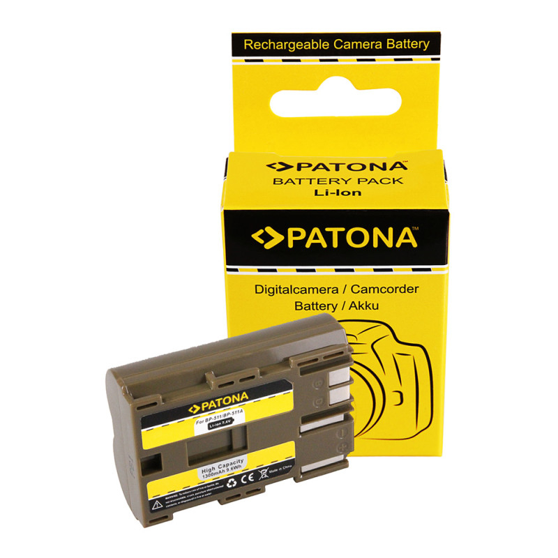PATONA Battery f. Canon BP-511