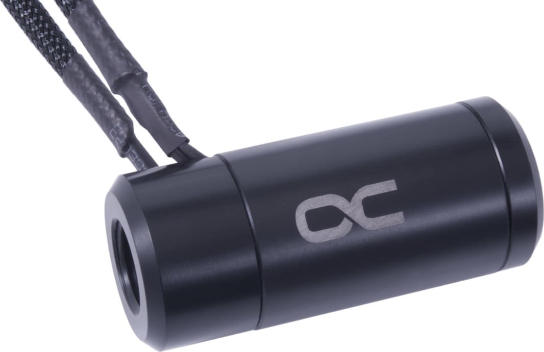 Senzor rrjedhjeje dhe temperature Alphacool ES High Flow, me sinjal RPM, i zi