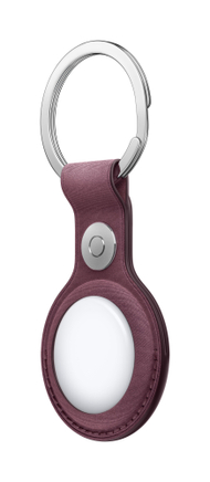 Apple AirTag FineWoven Key Ring, Mulberry