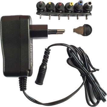 Adaptues universal rryme Qoltec, 3V 12V, 1A, i zi