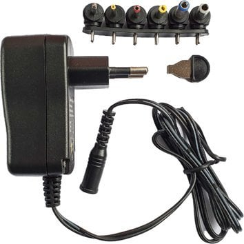 Adaptues universal rryme Qoltec, 3V 12V, 1A, i zi