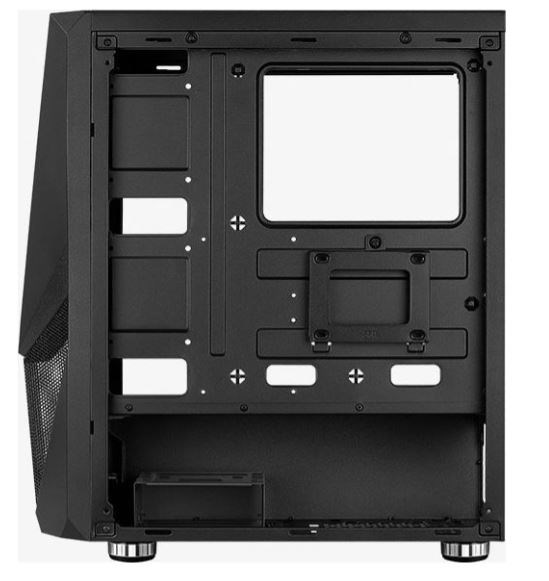 Kullë kompjuteri Aerocool PGS Zauron FRGB, ATX, xham i temperuar, e zezë