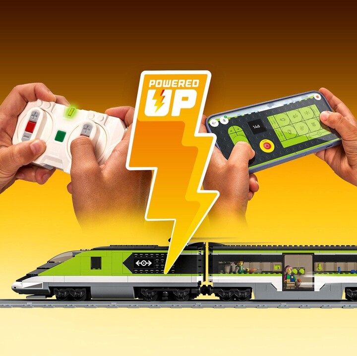 Set lodër LEGO® City 60337 Express train, 764 pjesë