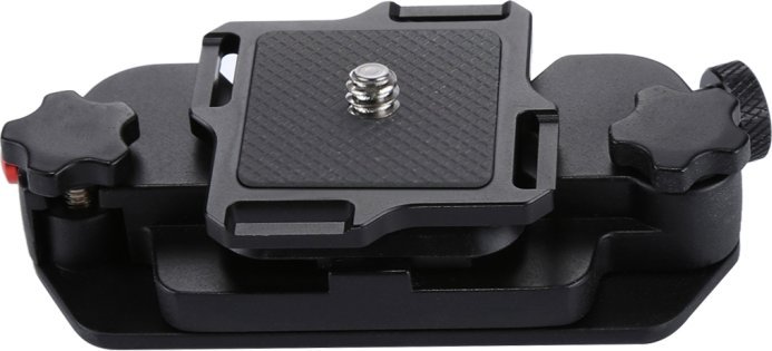 Mbajtës rripi Puluz për kamera, alumini, Quick Lock, i zi