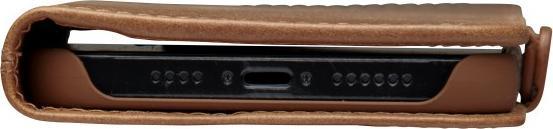 Kllëf telefoni Dbramante1928 Copenhagen Slim, për iPhone 12 Mini 5.4", lëkurë full grain, i zi