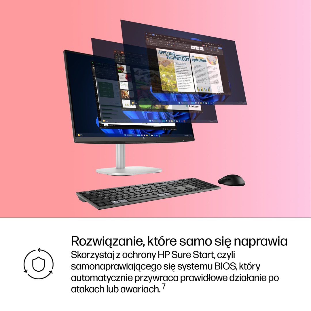 Kompjuter AIO HP EliteStudio 8 G1i Ultra 5 235, 23.8" FHD Touch, Intel Ultra 5, 16GB RAM, SSD 512GB