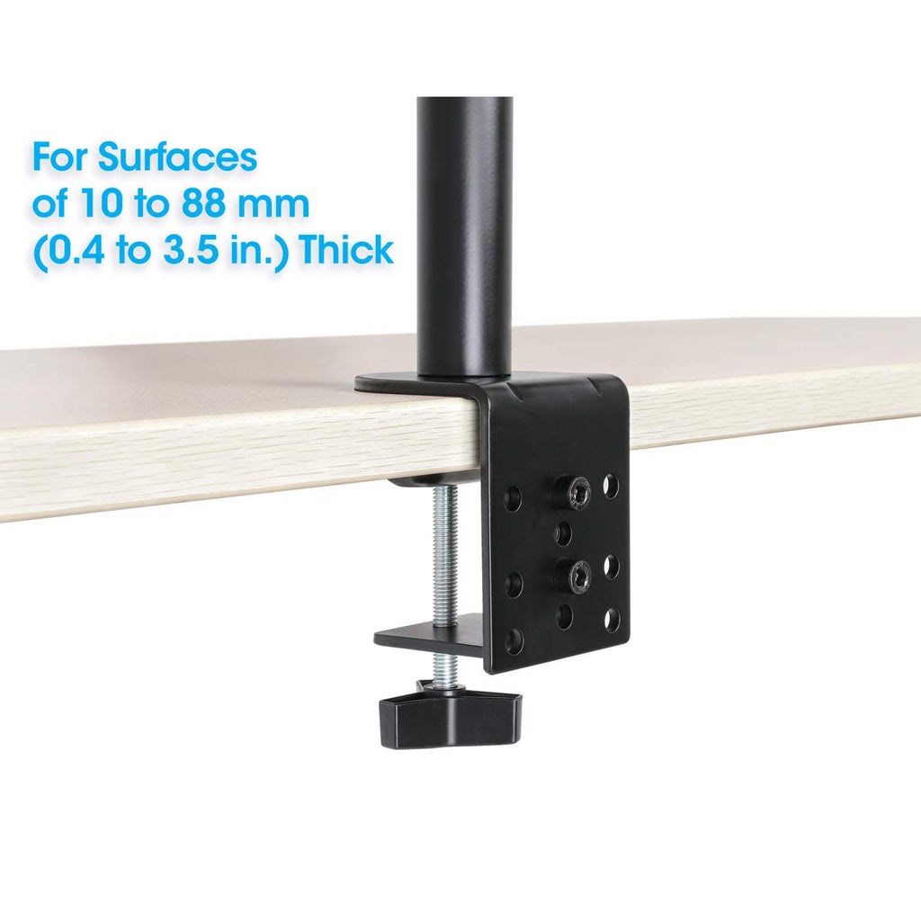 Mbajtëse tavoline për monitor dhe laptop Manhattan, 13"-32", 10"-17", e zezë