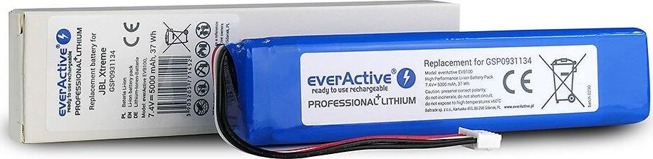 Bateri EverActive EVB100 për altoparlantin Bluetooth JBL Xtreme, 5000 mAh