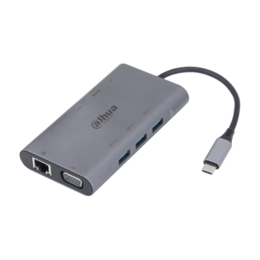 Docking station USB Dahua TC39, shumë porta, gri