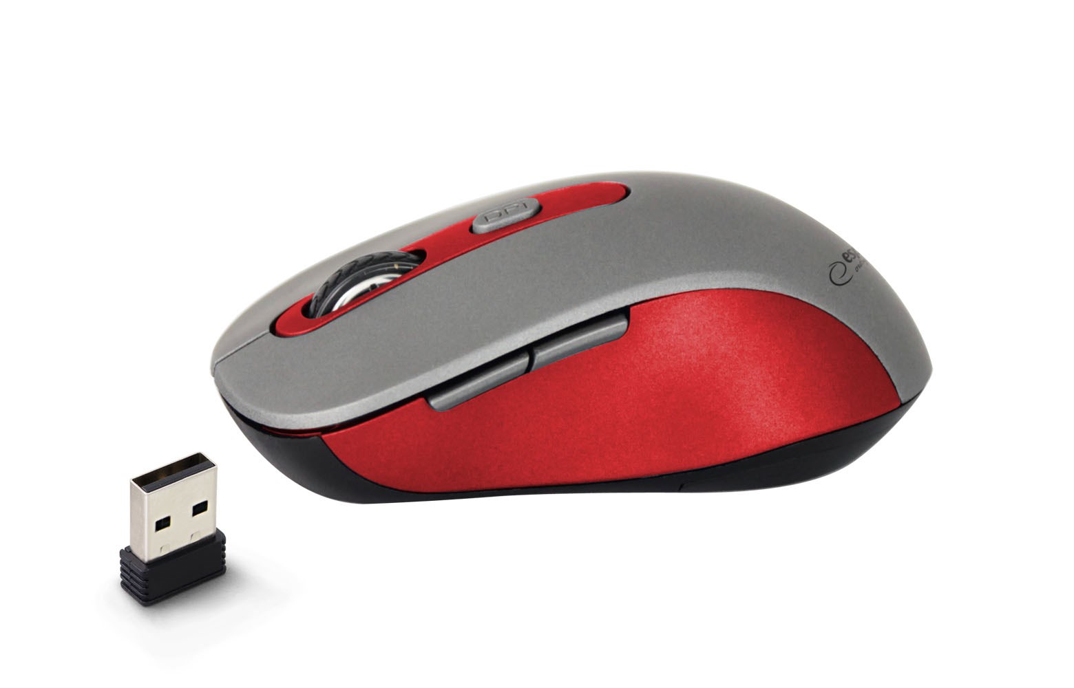 Maus Esperanza EM131R, RF Wireless, i hirtë 3