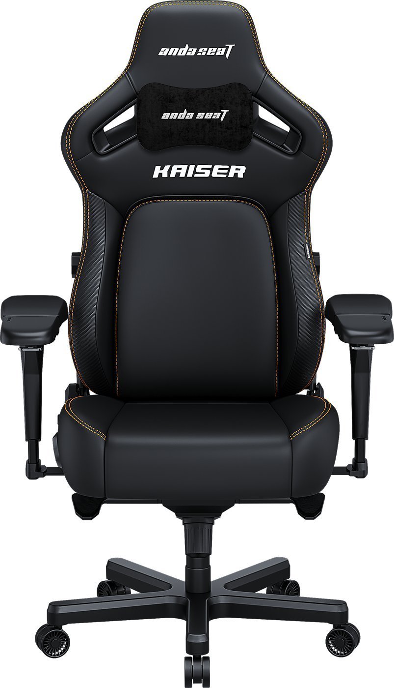 Karrige gaming AndaSeat Kaiser 4 Series XL, premium PVC, ergonomike, e zezë elegante