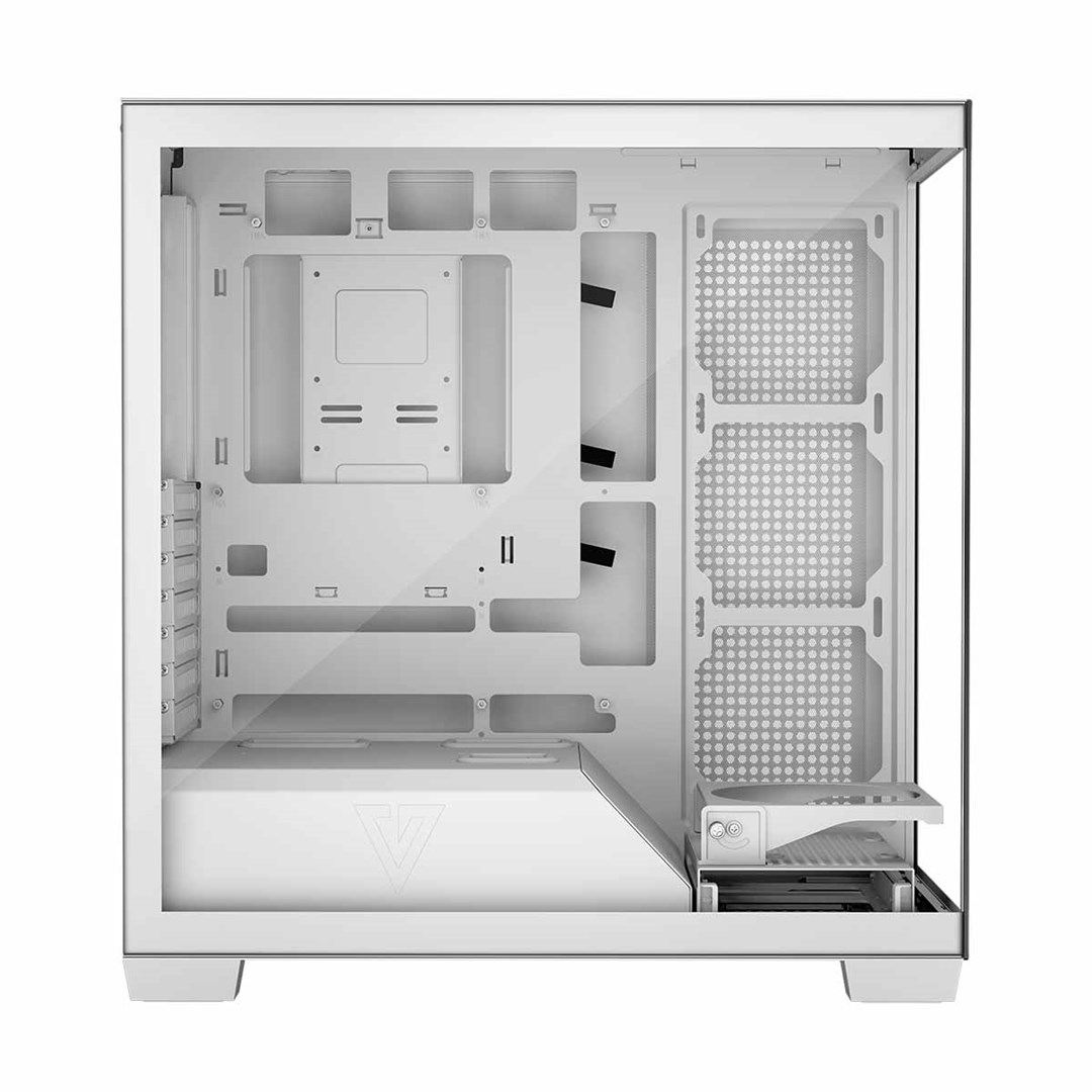 Kuti kompjuteri Modecom Stellar NF ARGB 20, ATX, pa ventilatorë, e bardhë