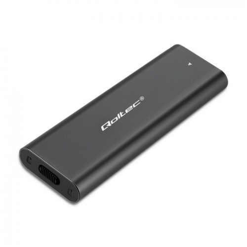 Kuti eksterne për SSD M.2 Qoltec, SATA NVMe, USB Type C, 10 Gb/s, alumini