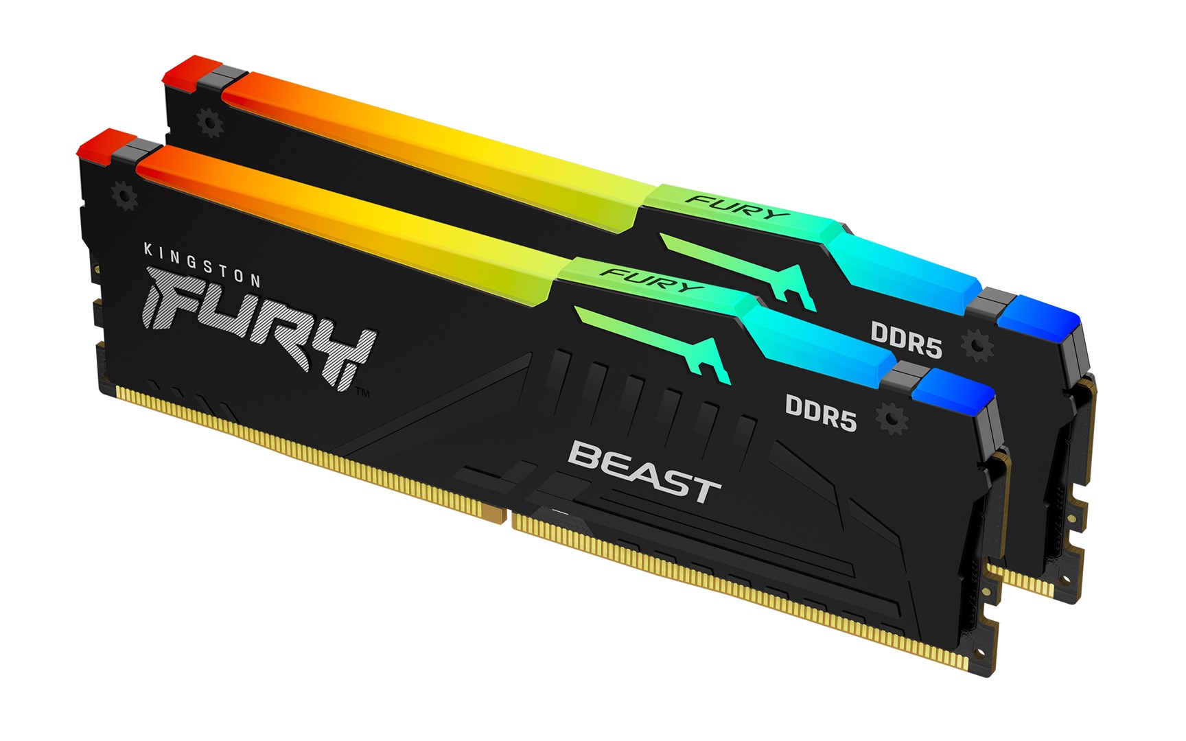 Memorie RAM Kingston FURY 32GB 6000MT/s DDR5 CL40 DIMM (2 x 16 GB) Beast RGB