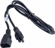 Кабел за струја Akyga AK-NB-09A, IEC C5 во IEC C14, 1.5 m, црн