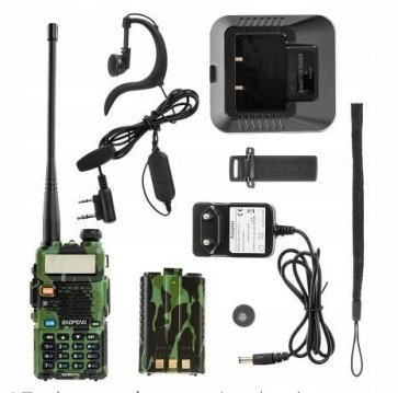 Radiolidhje dore Baofeng UV-5R HTQ, 5W, Camo