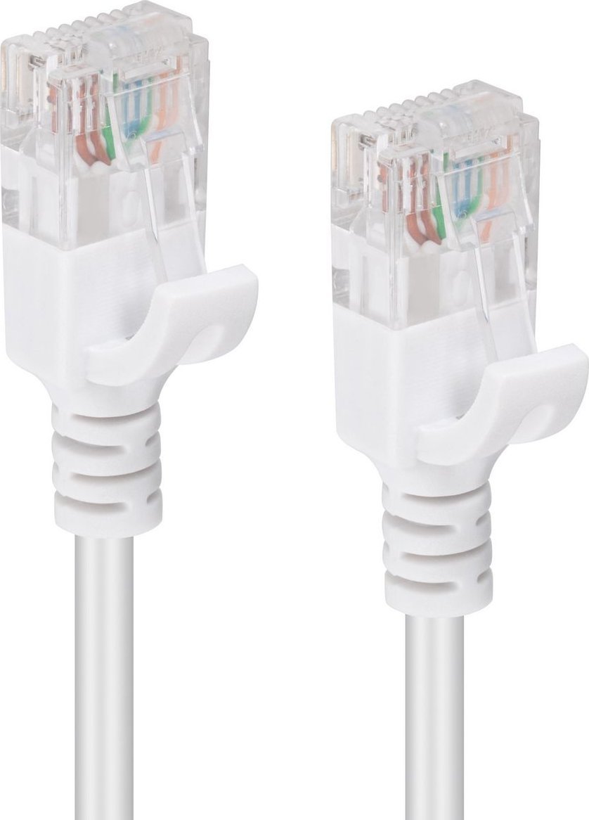 Kabllo rrjeti Microconnect V-UTP6A015W SLIM, Cat6a U UTP, 1.5m, e bardhë
