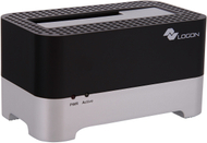 Docking station Logon USB 2.0, multiport, e zezë